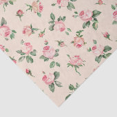 Pretty Roses Bloemstuk Roze Perzik Crème Bruilofts Tissuepapier (Detail)