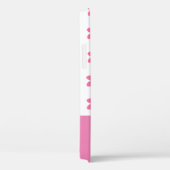 Pretty Roze Bloemige Persoonlijke Case-Mate iPhone Case (Achterkant / Rechts)