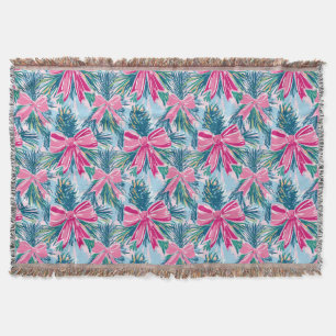 Pretty Roze Coquette Strik en Tak Patroon Deken