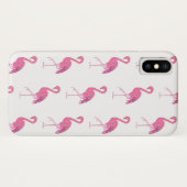 Pretty roze flamingo Case-Mate iPhone hoesje (Achterkant (horizontaal))
