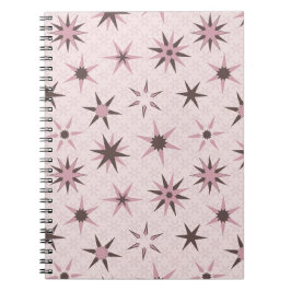 Pretty Roze Geo Sterren - patroon. Notitieboek