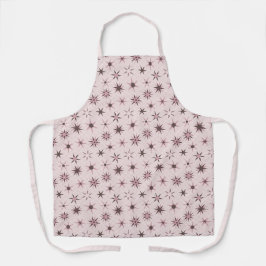 Pretty Roze Geo Sterren - patroon. Schort