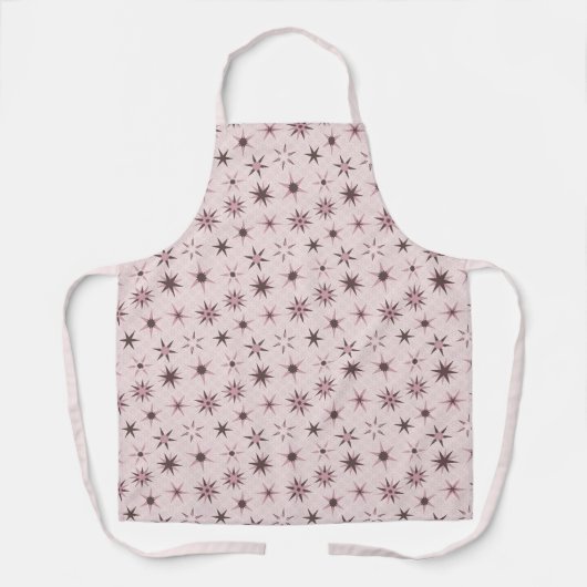 Pretty Roze Geo Sterren - patroon. Schort (Voorkant)