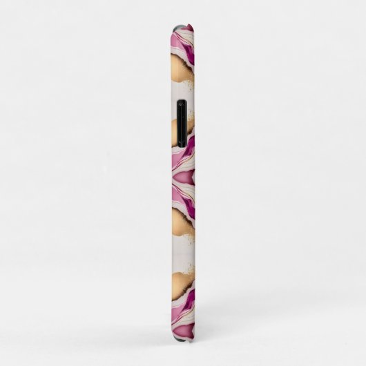 Pretty Roze Goud Witte Marmer Case-Mate iPhone Case (Achterkant/rechts)