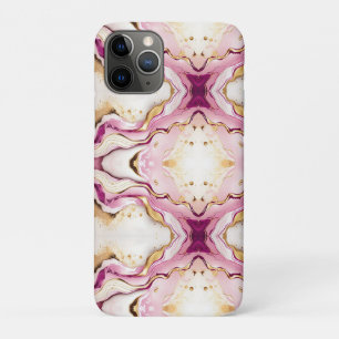 Pretty Roze Goud Witte Marmer Case-Mate iPhone Case