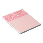 Pretty Roze Luipaard Notitieblok (Schuin)