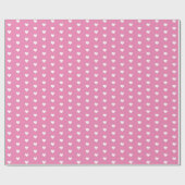 Pretty Roze & Witte Hartjes | Douane Inpakpapier (Vlak)
