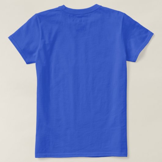 PRETTY RUGGED (BLUE) T-SHIRT (Design achterkant)