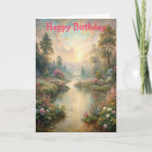 Pretty Scenic Lake Kaart (Voorkant)