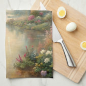 Pretty Scenic Lake Theedoek (Quarter Fold)