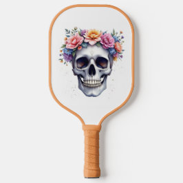 Pretty Skull Pickleball Paddle