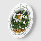 Pretty Snowdrops with Psalm 55:22 Grote Klok (Hoek)