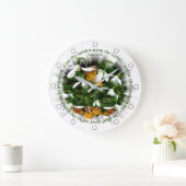 Pretty Snowdrops with Psalm 55:22 Grote Klok (Huis)