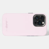 Pretty Soft Roze en Blos iPhone Hoesje (Achterkant horizontaal)