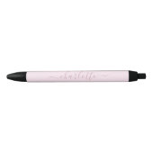 Pretty Soft Roze en Blos Zwarte Inkt Pen (Voorkant)
