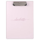 Pretty Soft Roze en Blush Klembord (Voorkant)