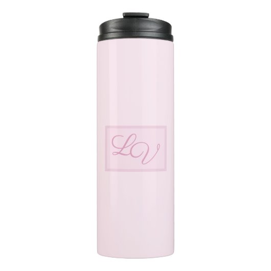 Pretty Soft Roze en Blush Thermal Bekertje Thermosbeker (Voorkant)