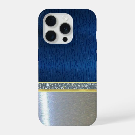 Pretty Sparkle Zilveren Design Hoes iPhone Hoesje (Achterkant)