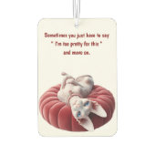 Pretty Sphynx Cat Luchtverfrisser (Achterkant)