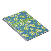 Pretty Spiral Notebook: Lilies of the Valley, Blue Notitieboek (Rechterzijde)