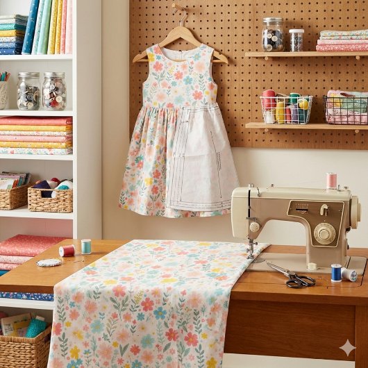 Pretty Spring Floral Craft  Stof