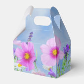 Pretty Spring Wild Flowers Bedankdoosjes (Achterkant)