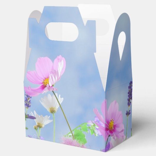 Pretty Spring Wild Flowers Bedankdoosjes (Geopend)