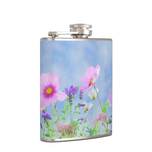 Pretty Spring Wild Flowers Heupfles (Rechts)