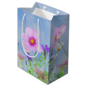Pretty Spring Wild Flowers Medium Cadeauzakje (Achterkant Gekanteld)