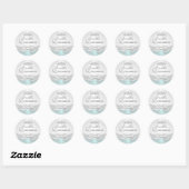 Pretty Tiara & Bow Teal Quinceanera Sticker (Vel)