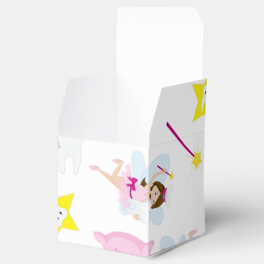 Pretty Tooth Fairy Magic Wand White Teeth Bedankdoosjes (Geopend)