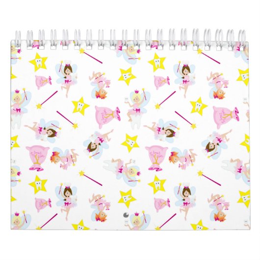 Pretty Tooth Fairy Magic Wand White Teeth Kalender (Hoes)