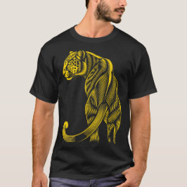 Pretty Trendy Luipaardprint Goud T-shirt