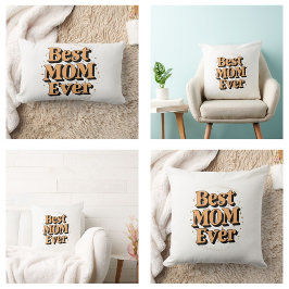 Pretty Unieke Typografie Beste Moeder Ooit Kussen