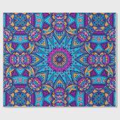 Pretty Vibrant Circle Cadeaupapier (Vlak)