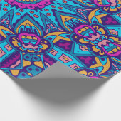 Pretty Vibrant Circle Cadeaupapier (Hoek)