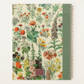 Pretty Vintage Botanical Flowers Diary 2022 Dated  Planner (Achterkant)