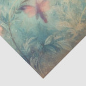 Pretty Vintage Florals & Hummingbird Decoupage Tissuepapier (Detail)