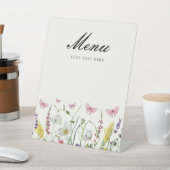 Pretty Vlinders Menu Bruidsmeisjes Borrel Reclamebord Met Voetstuk (Insitu)