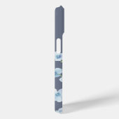 Pretty Watercolor Blue Floral Case-Mate iPhone Case (Achterkant / Rechts)