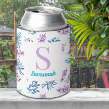 Pretty Watercolor Floral Garden Personalized