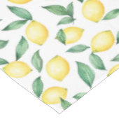 Pretty Watercolor Lemon Citrus – Summer Kitchen Tafelkleed (Gekanteld)
