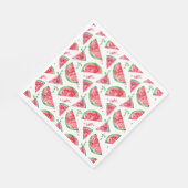 Pretty Watercolor Watermelon Servet (Hoek)