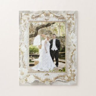 Pretty Wedding Personalized Photo Legpuzzel