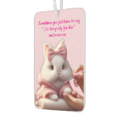 Pretty White Bunny Luchtverfrisser (Links)