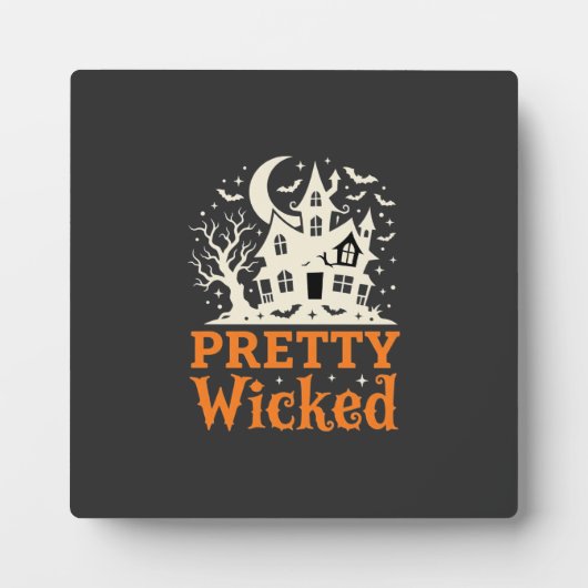 Pretty Wicked Halloween Haunted House_1 Fotoplaat (Voorkant)