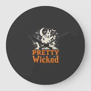 Pretty Wicked Halloween Haunted House_1 Grote Klok