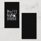 pretty wicked visitekaartje (Voorkant / Achterkant)