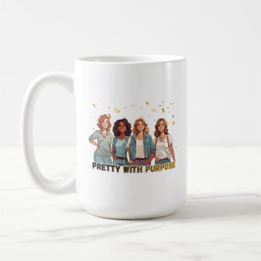 Pretty With Purpose lnspirational Women Koffiemok (Links)