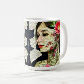 Pretty Woman Art Collage Koffiemok (Voorkant rechts)